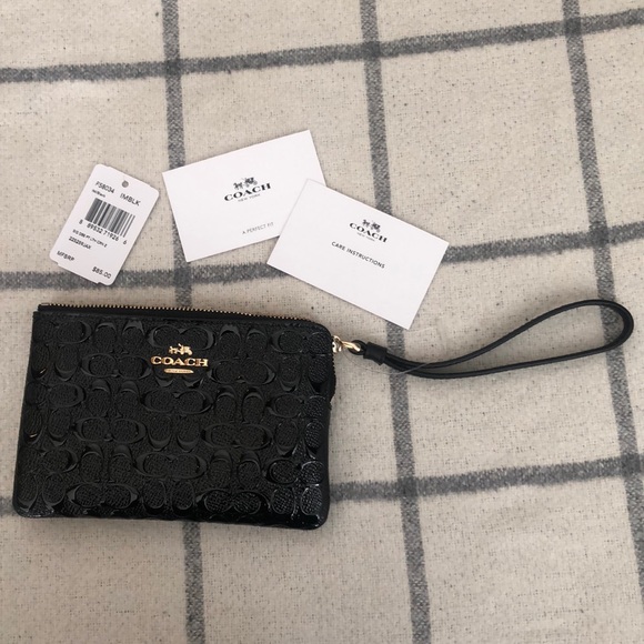 Coach Handbags - Black Coach wristlet